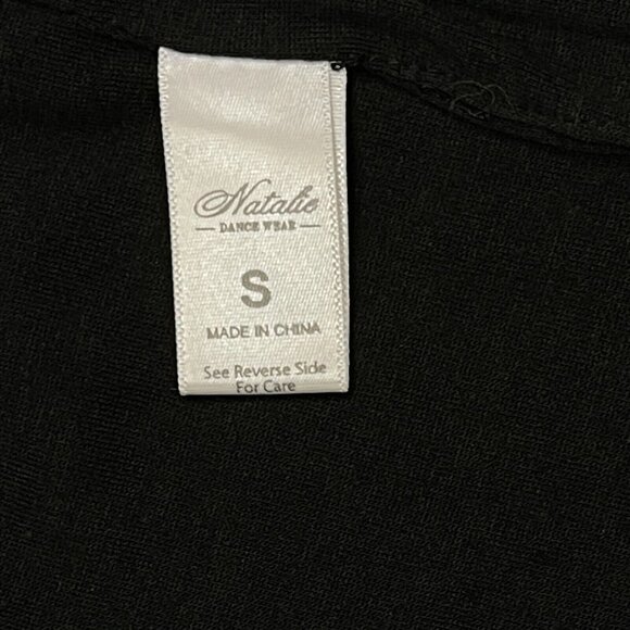 NATALIE DANCE WEAR Sequined Vest w/Lapels & Belt Women's S/Med Black Theater NWT - Picture 8 of 16